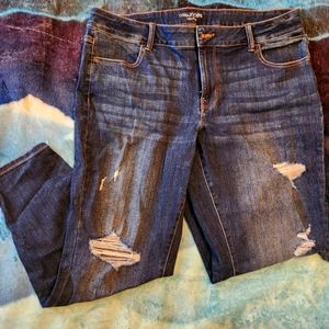 Maurices 18W Short Skinny Jeans